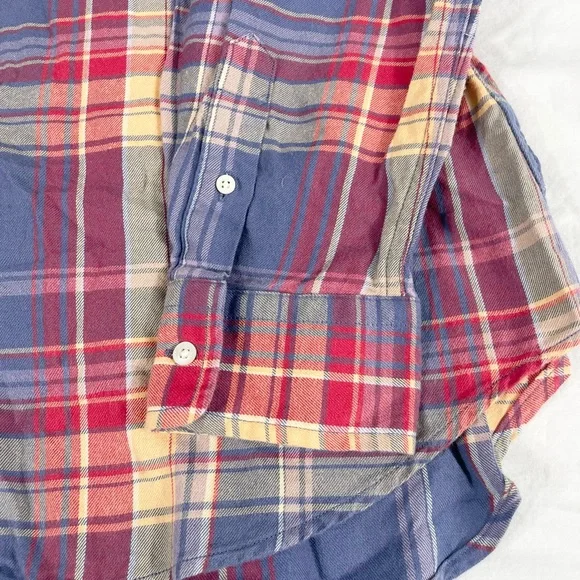 VTG Lauren Ralph Lauren Women Multicolor Long Sleeve Button Up Shirt Size XL - Picture 9 of 10